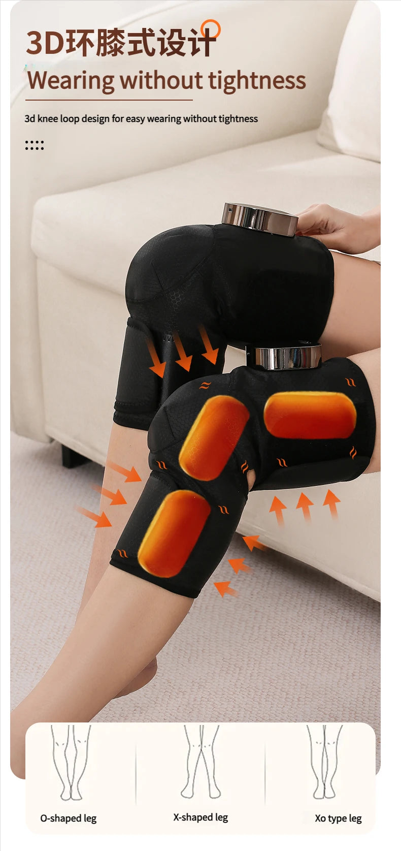 Jinkairui Heated Knee Massager