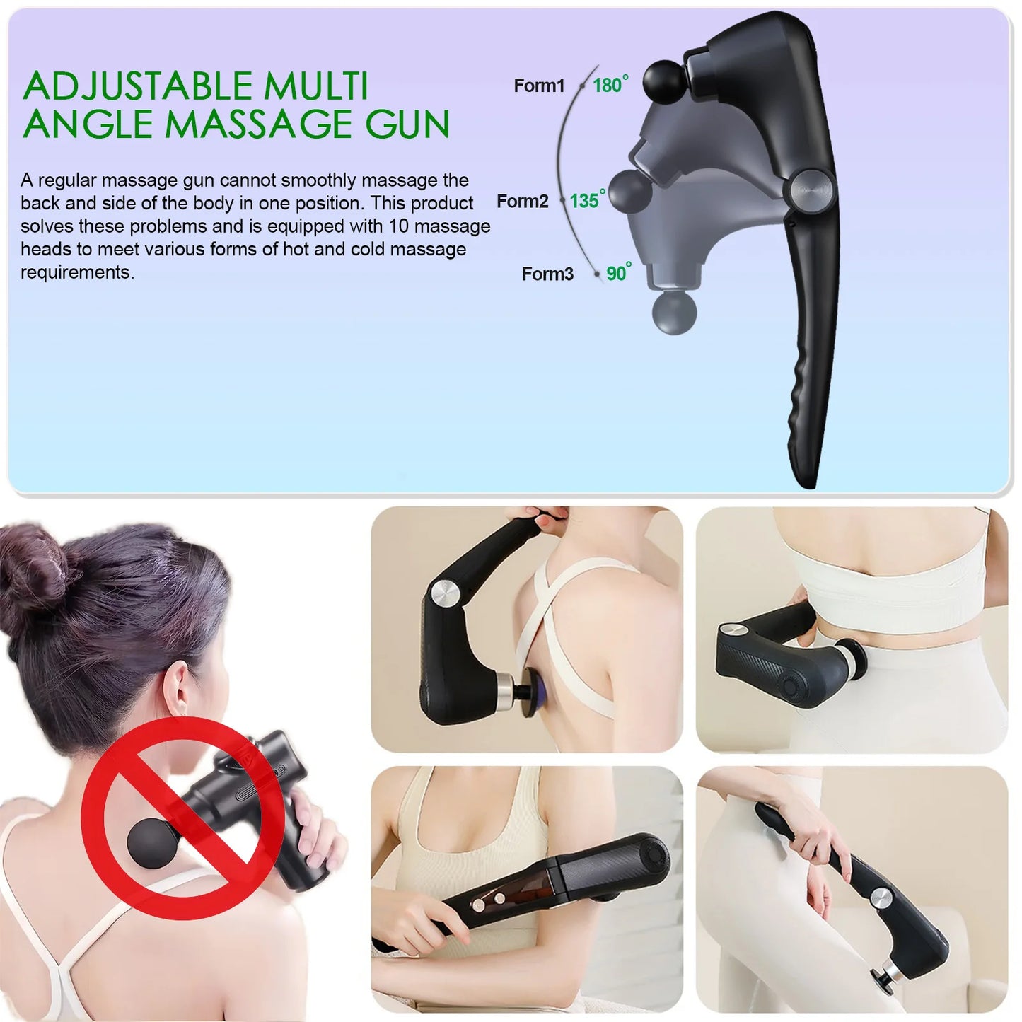 Fascia Massage Gun Shoulder Massager