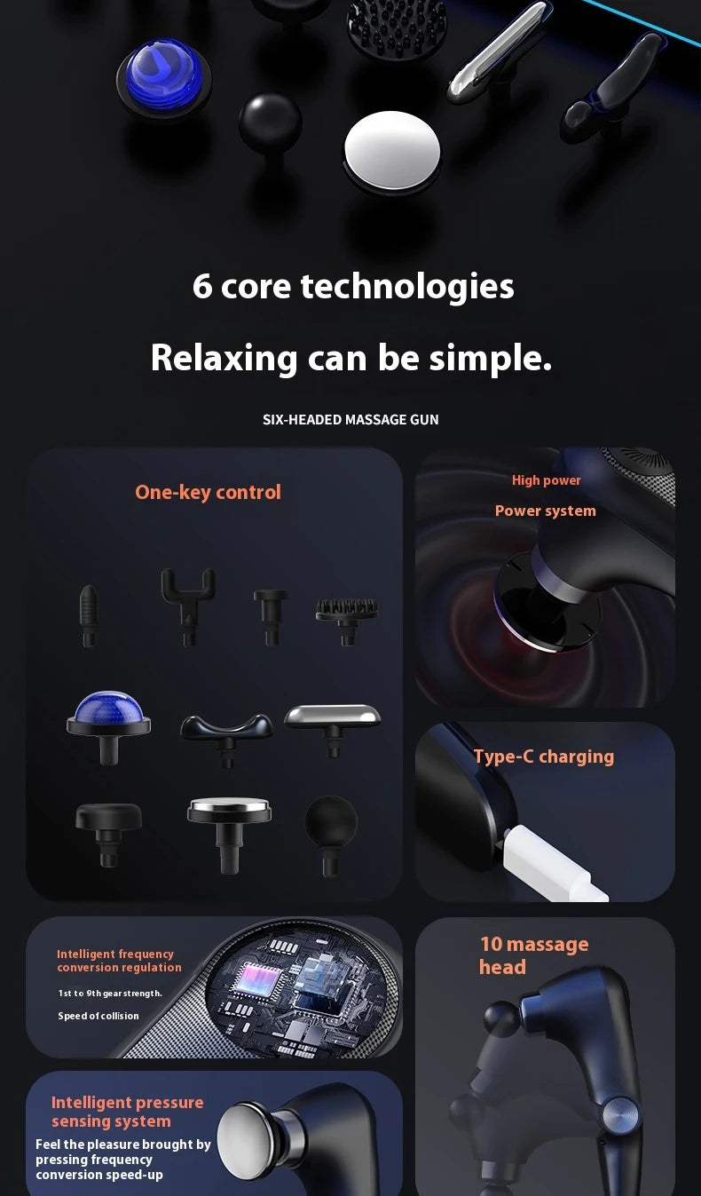 Fascia Massage Gun Shoulder Massager