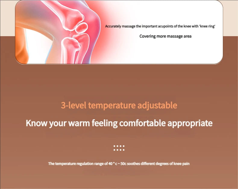 Jinkairui Heated Knee Massager